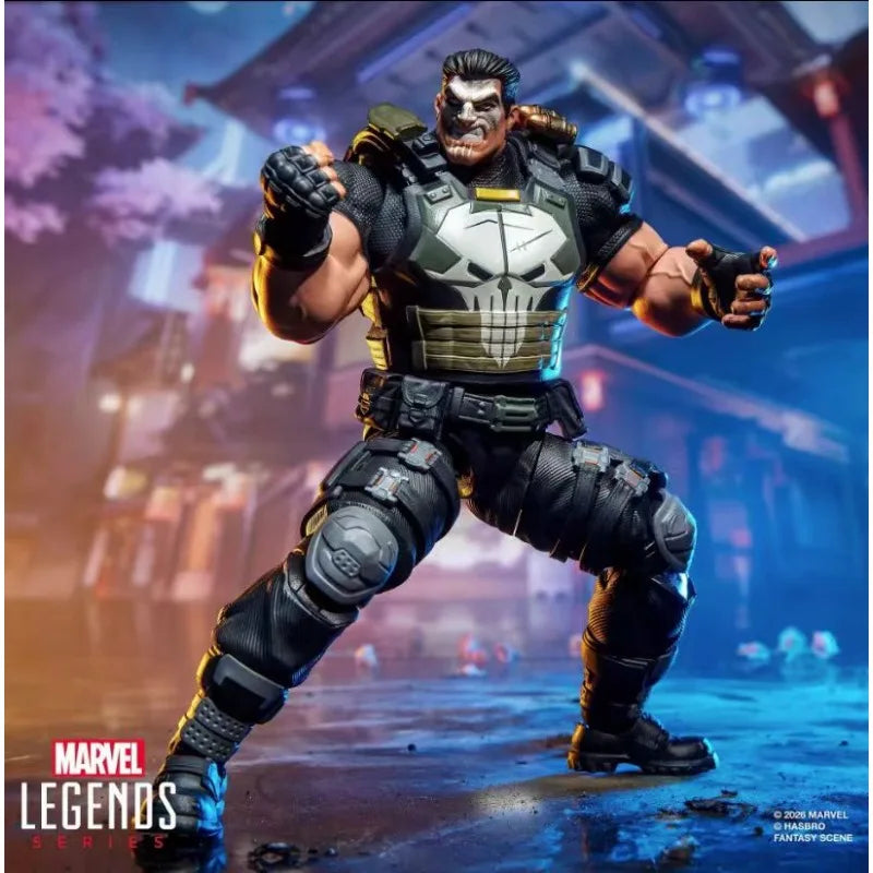 【Pre Sale】Original Hasbro Marvel Legends Series THE PUNISHER Anime Figure Toys Model Ornaments