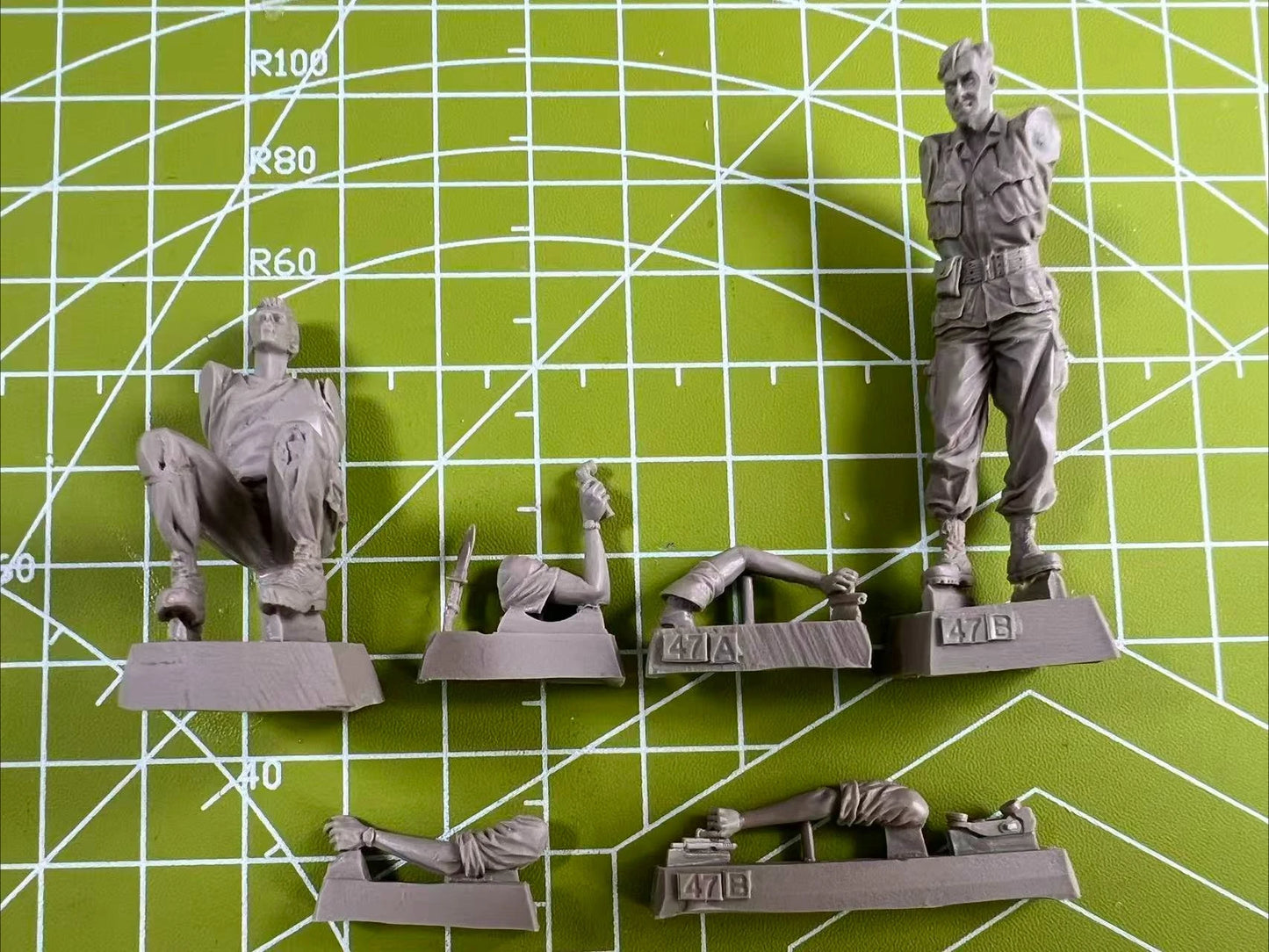 High precision 1/35 cast resin model U.S. "TUNNEL RATS" NAM scene model toy unpainted