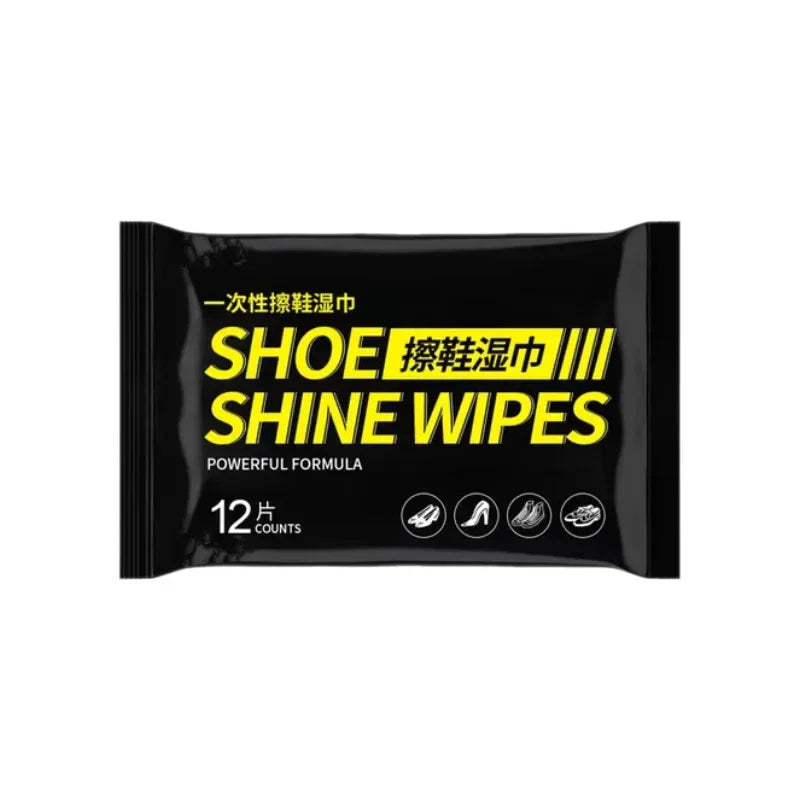 12/30/80pcs Disposable Shoe Wipes Portable Shoe Cleaner Travel Sneaker Wet Wipes