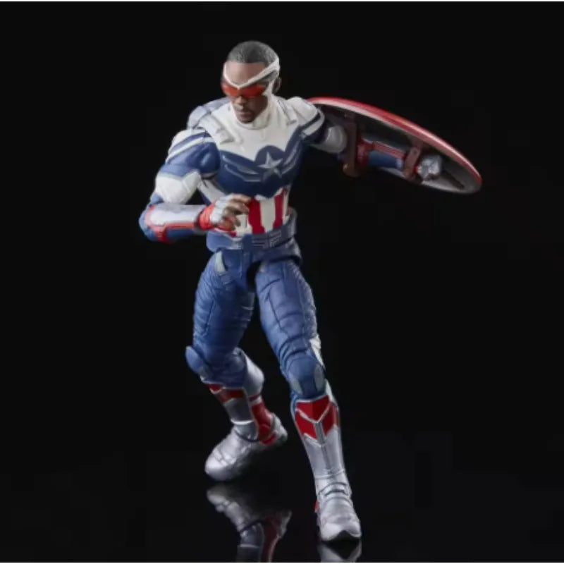 Original Hasbro Marvel Legends Series CAPTAIN AMERICA: SAM WILSON&CAPTAIN AMERICA: STEVE ROGERS Anime Figure Collection Toy