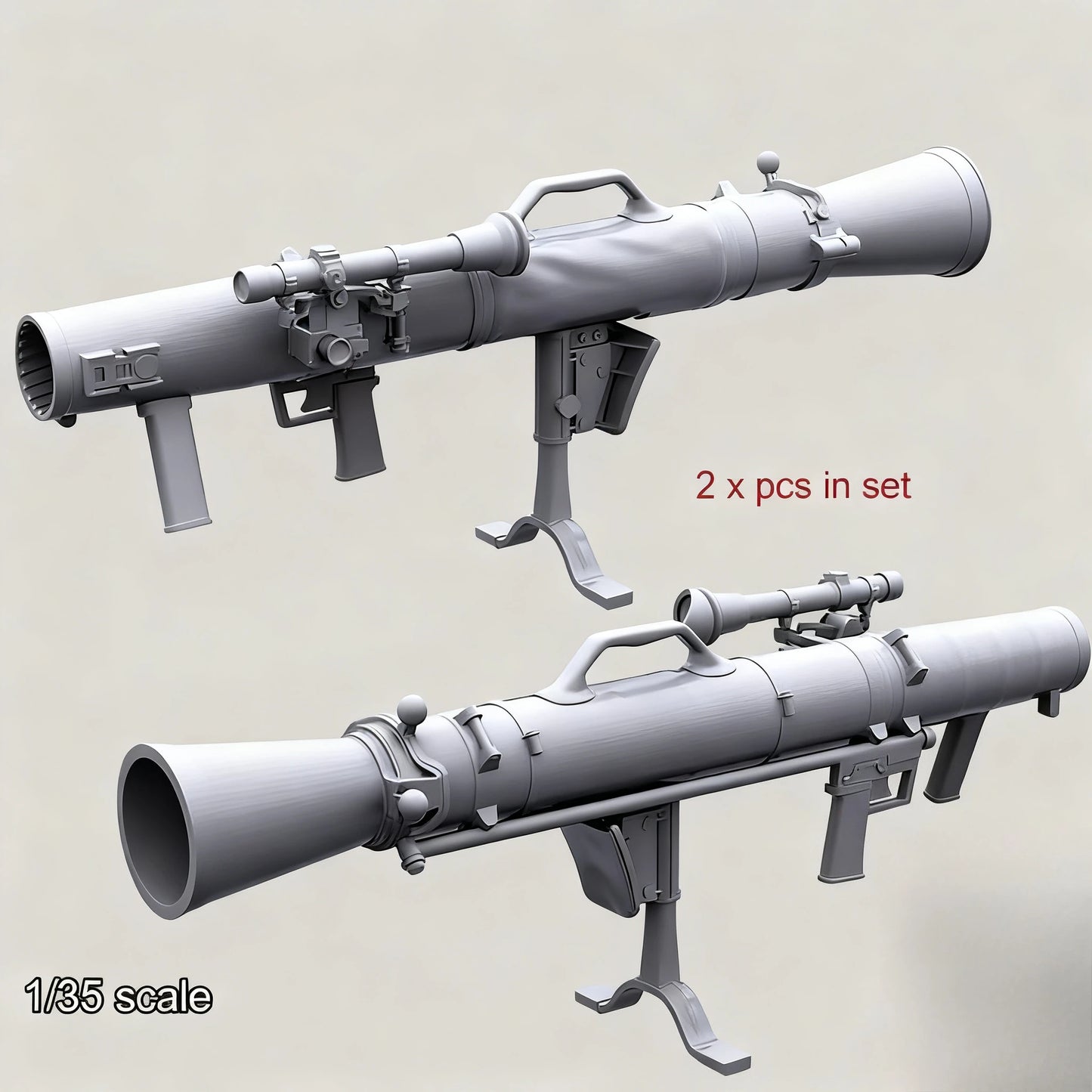 1/35 Cast Resin Model Assembly Kit M3 Carl Gustav Recoilless Resin Model Toy Unpainted