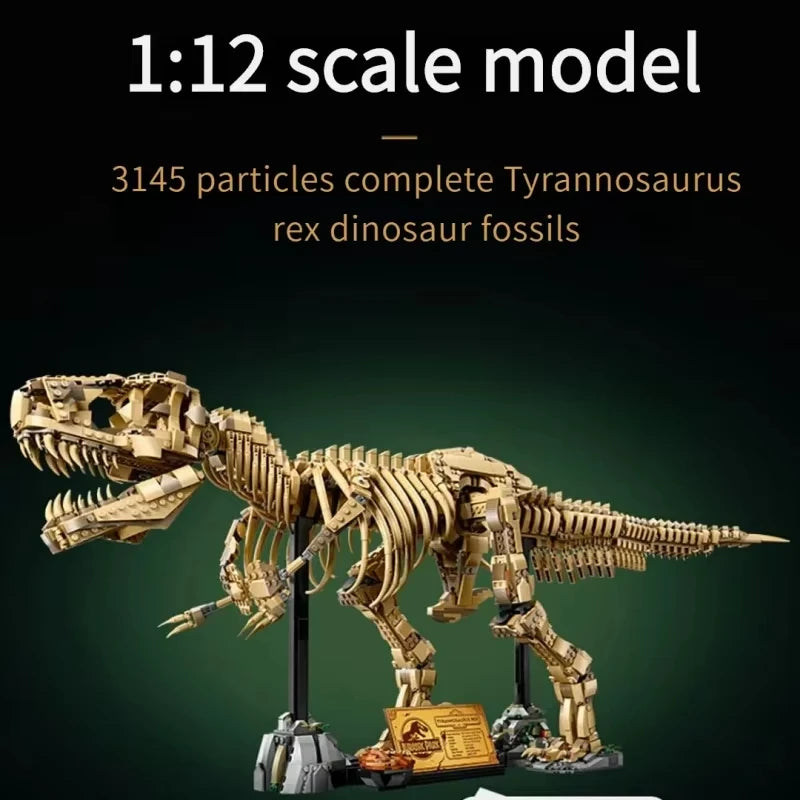 2025 Dinosaur Park Fossil Tyrannosaurus Compatible Set Assembly building blocks