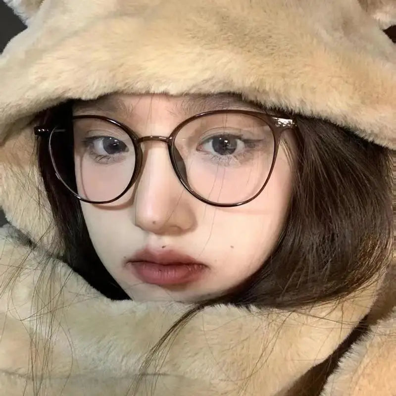 【-50 to -300】Fashion Women myopia glasses graded Anti Radiation Anti blue light Computer glasses with grade