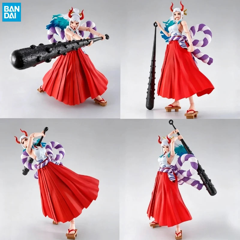 【IN STOCK】Original Bandai S.H.Figuarts One Piece Yamato Wano Country 15.5cm Action Figure Collectible Model Toy Gift