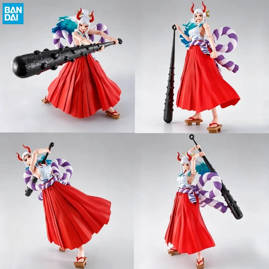 【IN STOCK】Original Bandai S.H.Figuarts One Piece Yamato Wano Country 15.5cm Action Figure Collectible Model Toy Gift
