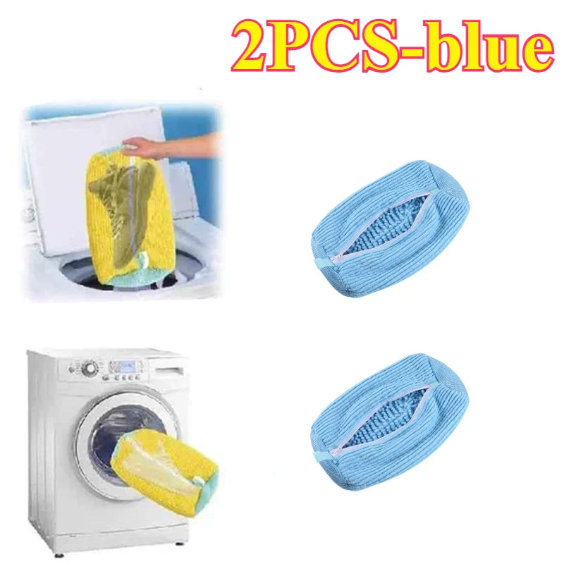 Washable Shoe & Drying Bag with Soft Fiber - Durable Polyester Laundry Protector