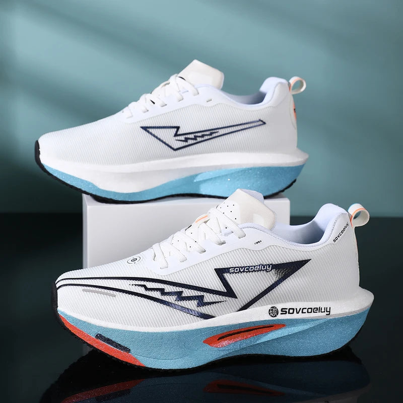 Marathon Running Shoes Men Unisex Speciality Sports Breathable Lightweight Carbon Board Women's Comfor Athletic Nonskid Sneakers