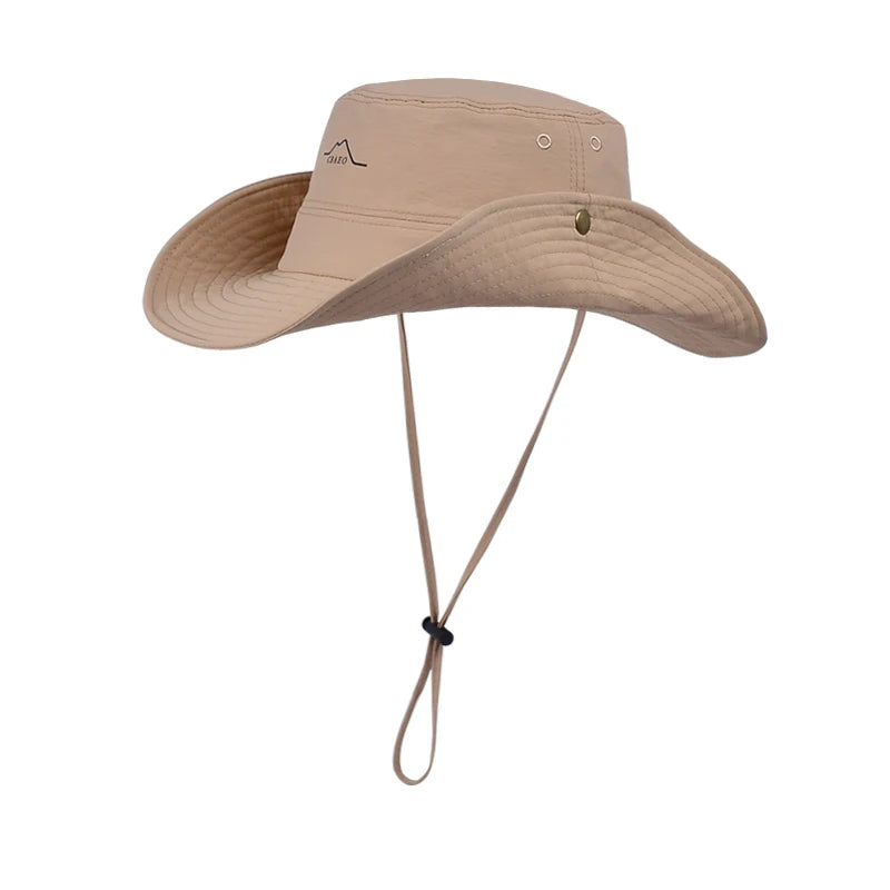 9260New waterproof quick-drying fisherman hat summer large overhang protection hat for men and women outdoor mountaineering fish