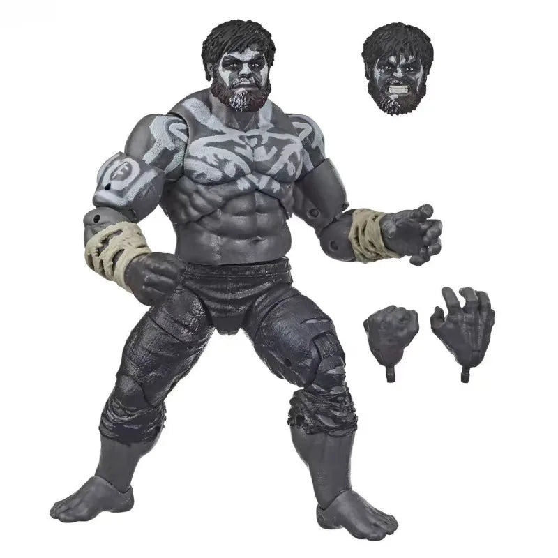 Original Hasbro Marvel Legends Series Grey Hulk Anime Figures Models Toys