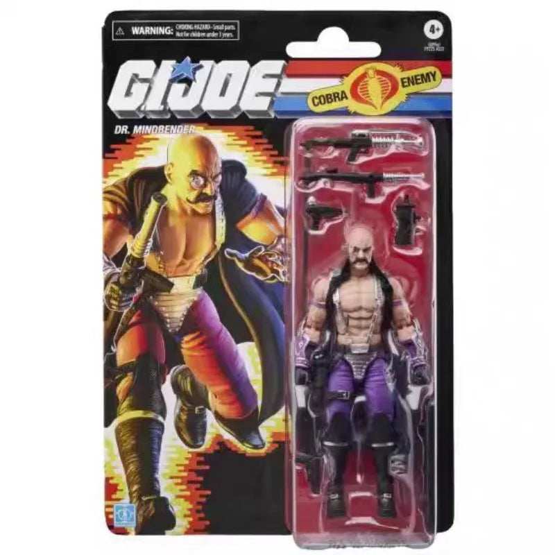 Original Hasbro G.I. Joe GI Joe Classfied Series Retro Cardback Dr. Mindbender Action Figure Collection Toys Ornaments