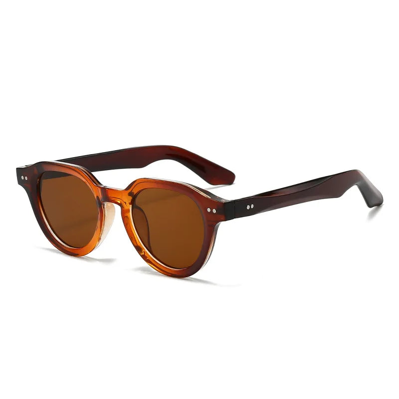 JNPCXI New Fashion Sunglasses Men Women Brand Designer Rives Casual Travel Sun Shades UV400 Suitable Oval Glasses