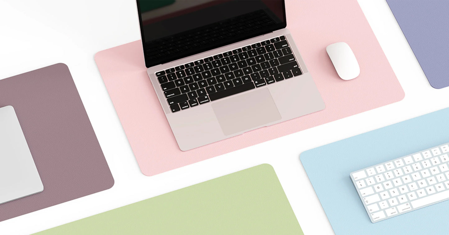 Leather Desk Protector, Office Mat, Large Mouse Mat, Non-Slip Mouse Pad, Desk Pad, Waterproof Writing Pad for Office and Home