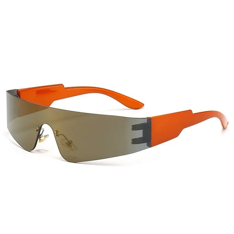 Y2K Sunglasses Eyewear Steampunk Sports Punk Goggles Fashionable  Future Style