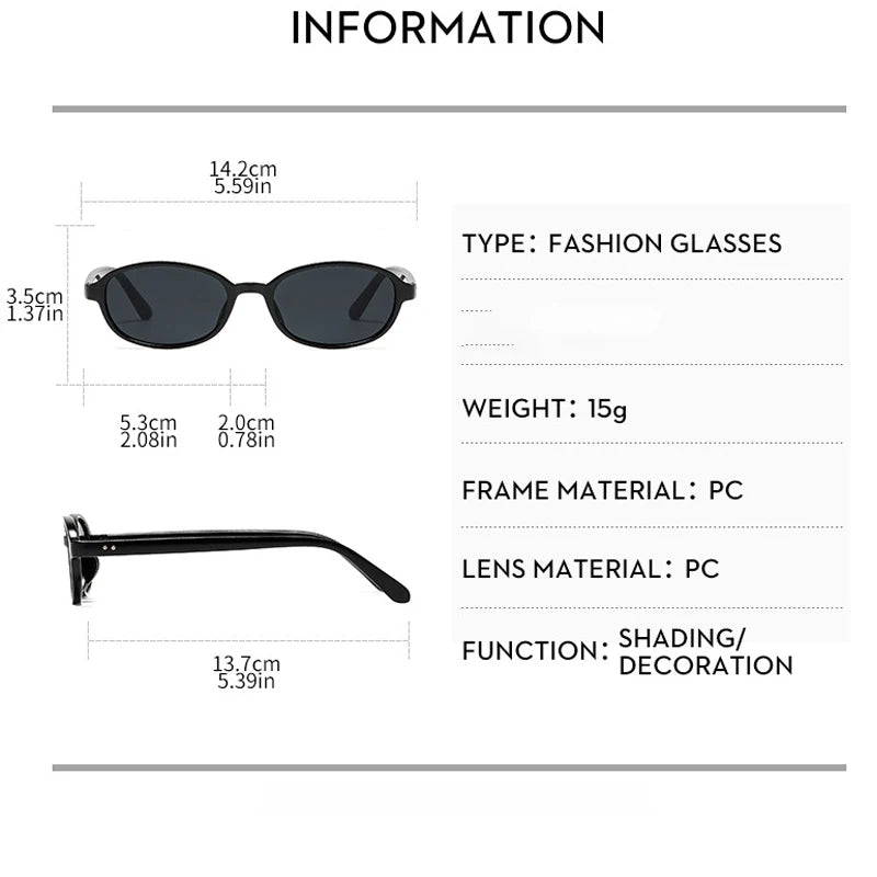 JNPCXI New Small Oval Sunglasses Women Fashion Leopard Shades UV400 Retro Rivets Men Punk Sun Glasses