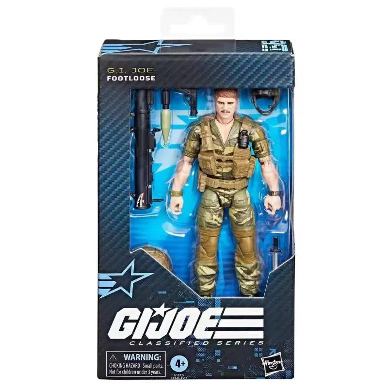 Original Hasbro G.I. Joe GI Joe Classfied Series 156 Footloose Action Figure Collection Toys Ornaments