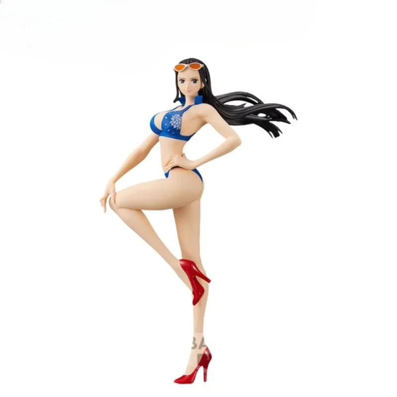 【IN STOCK】Original Banpresto Grandline Girls On Vacation One Piece Nico Robin Swimsuit Ver. Action Figure Collectible Model