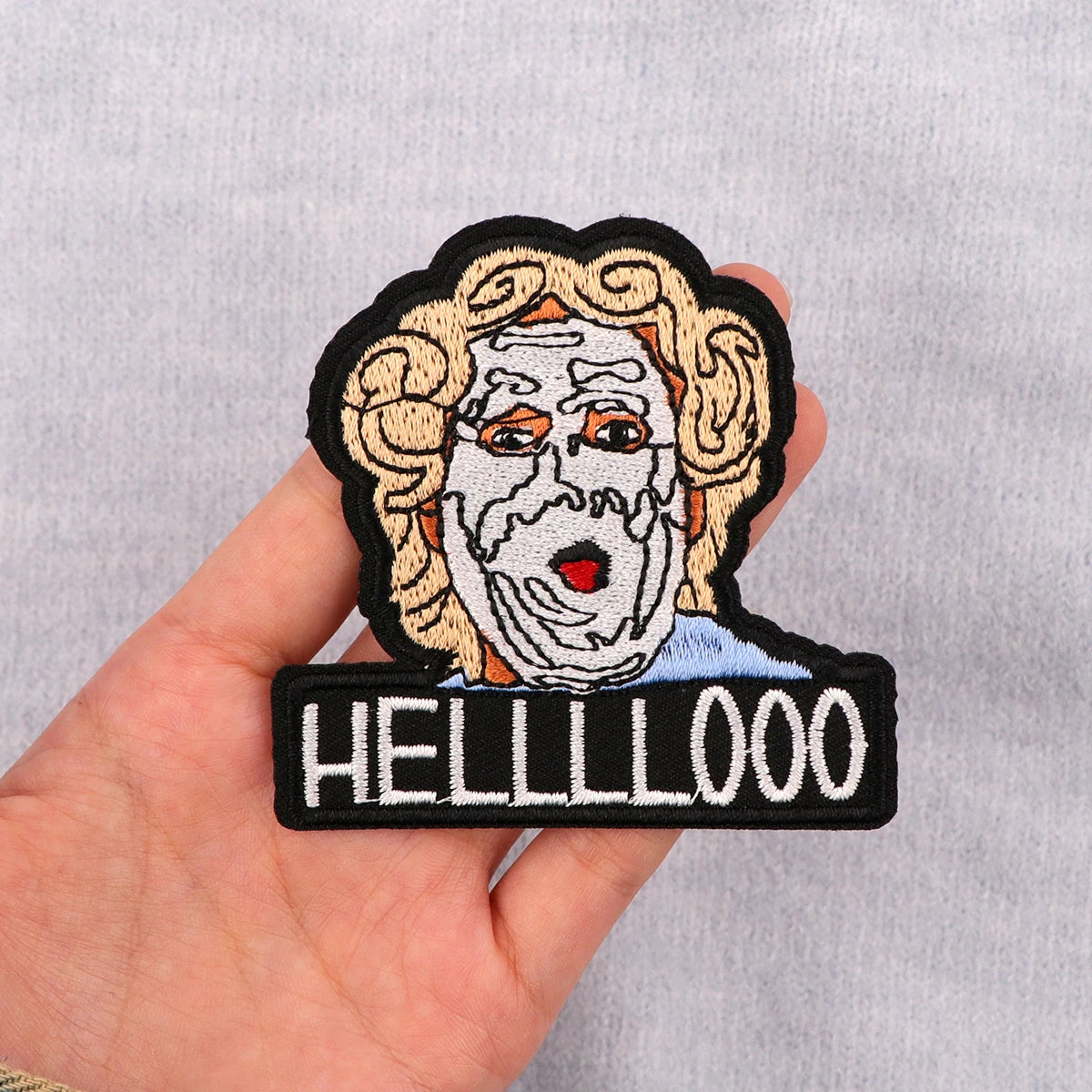 Comedy Movie Iron On Patch Clothes Patch For Clothing Funny Embroidered Patch Garment Apparel Accessories Sewing Stickers
