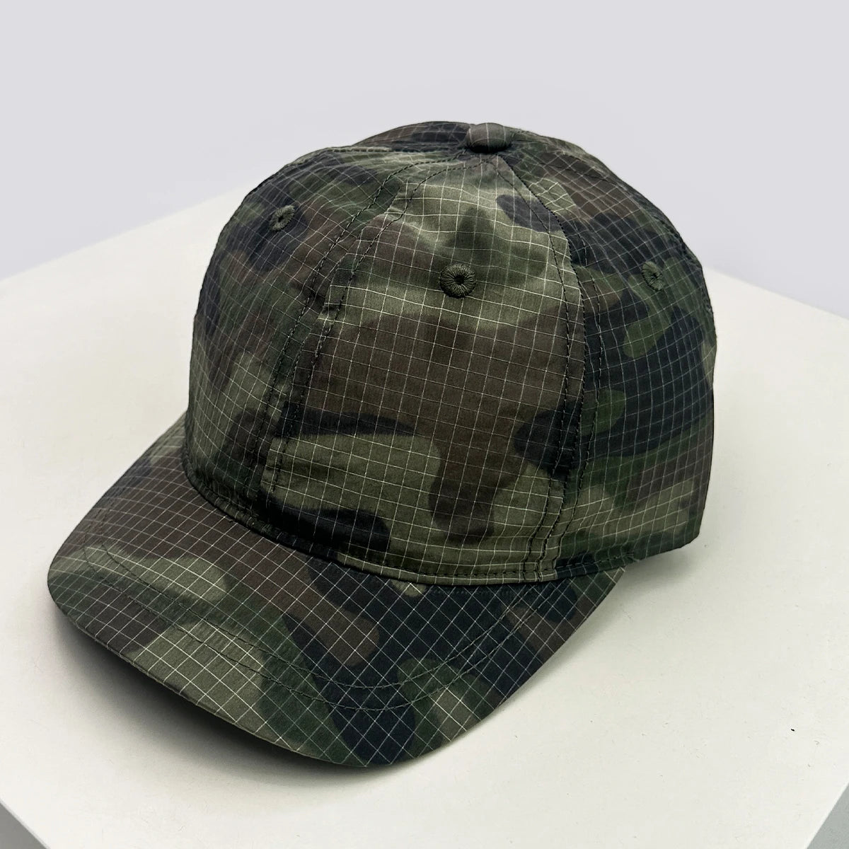 New Unisex Short Eave CAMO Letter Embroidery Baseball Hats Sunshade Quick Drying Breathable Personal Peaked Caps Versatile Solid