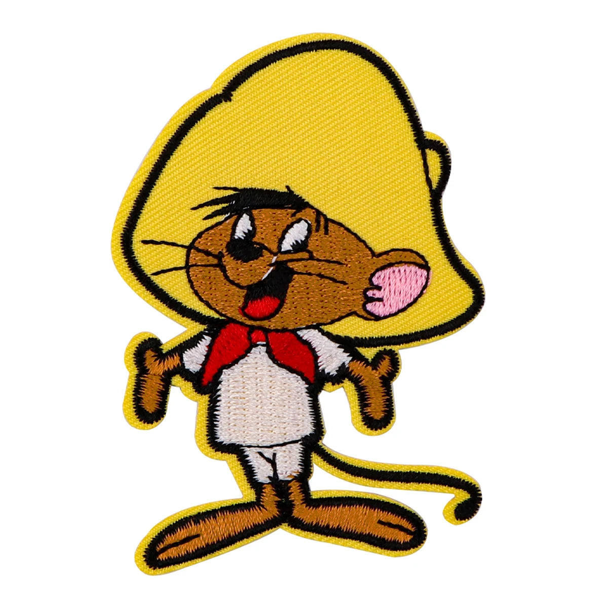 Mexican Mouse Patches For Clothing Cartoon Patches Appliques Iron on Badges Clothes Stickers DIY Sewing Embroideriy Stripes