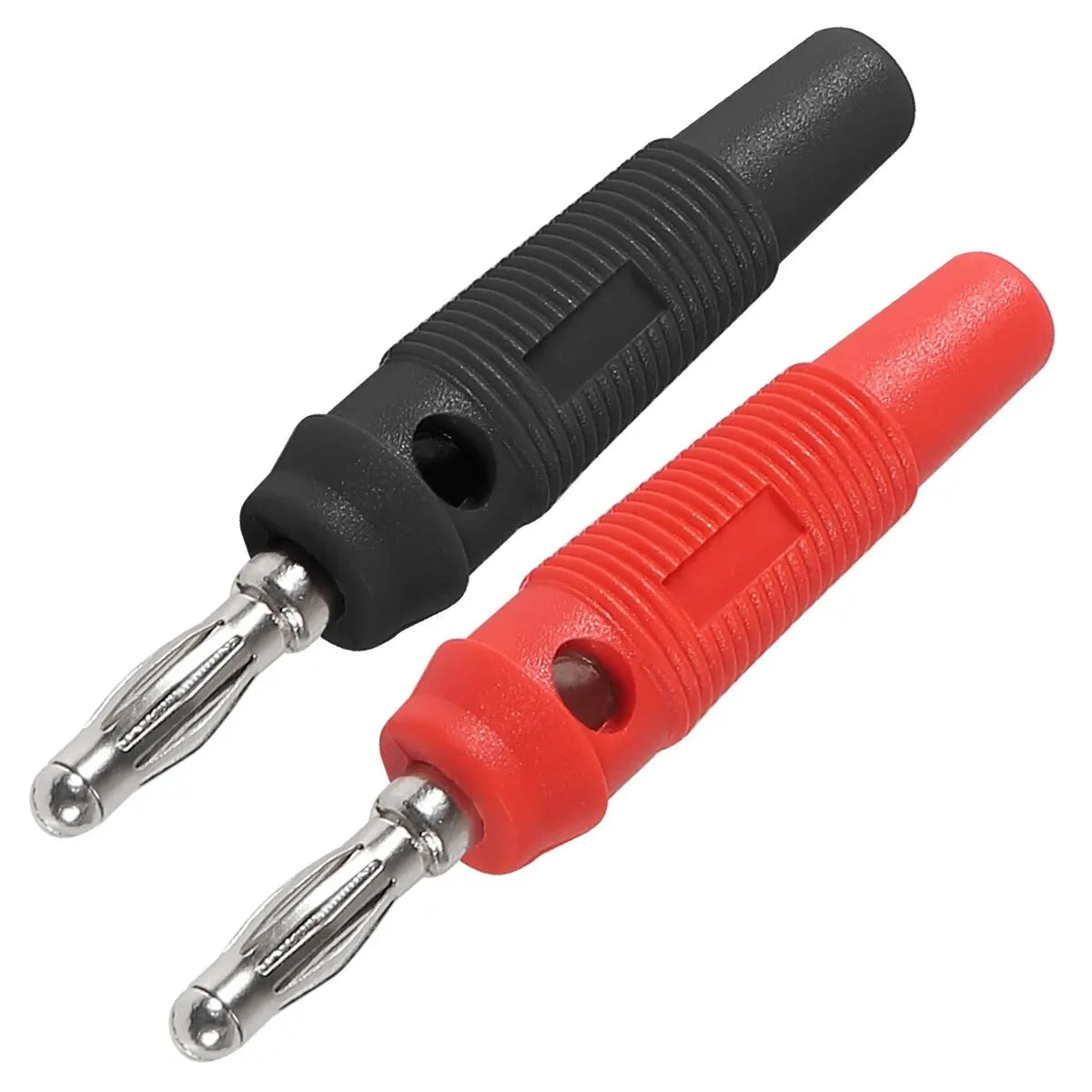 10Pcs 32A High Current 4mm Banana Plugs Male Screw Type Stackable Audio Speaker Cable Connectors for Audio Equipment