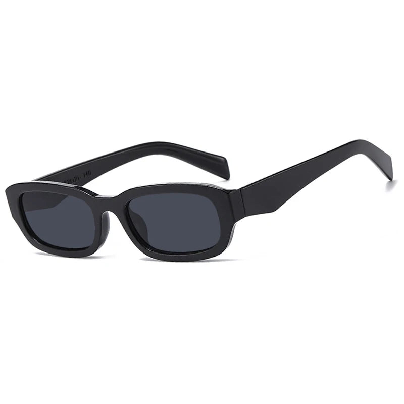 JNPCXI New Square Sunglasses Men Rectangle Small Sun Glasses Male Retro Champagne Driving Fishing Eyewear UV400