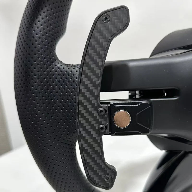 Aluminum Alloy LED Magnetic Carbon Fiber Paddle Shifters For Mercedes-Benz A45S 2023