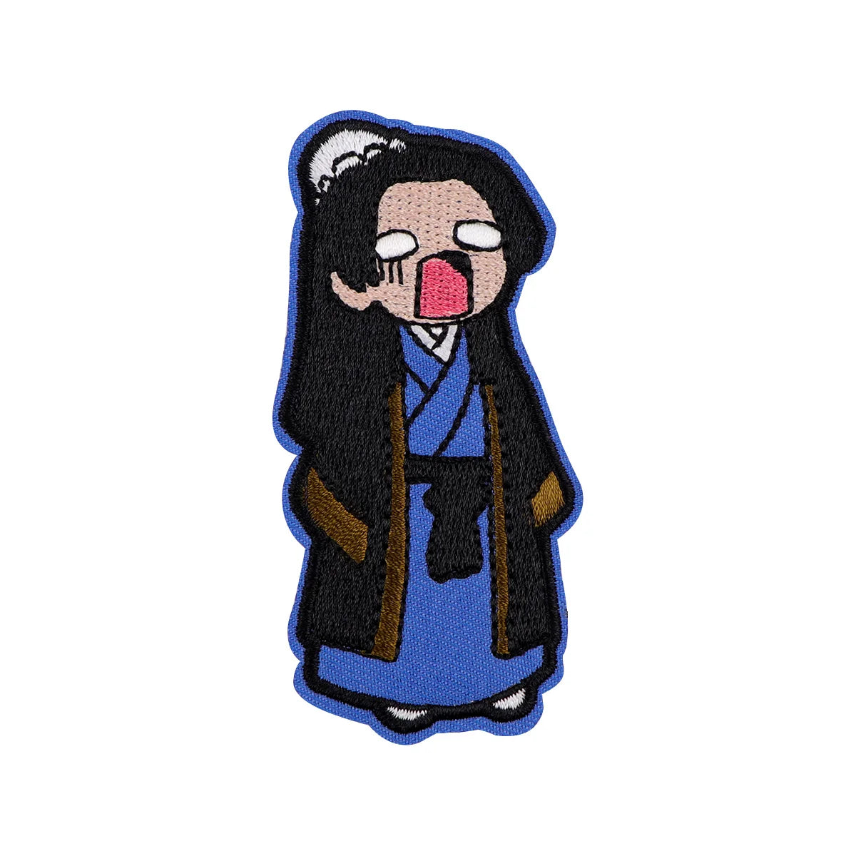 Funny Anime Boy Iron On Patch Clothes Patch For Clothing Cartoon Embroidered Patch Garment Apparel Accessories Sewing Stickers
