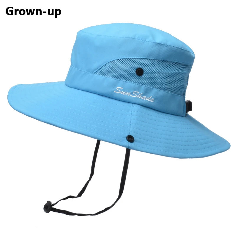 Summer outdoor sun hat, breathable sun hat, foldable sun hat, face mask hat, female ponytail hole fisherman hat