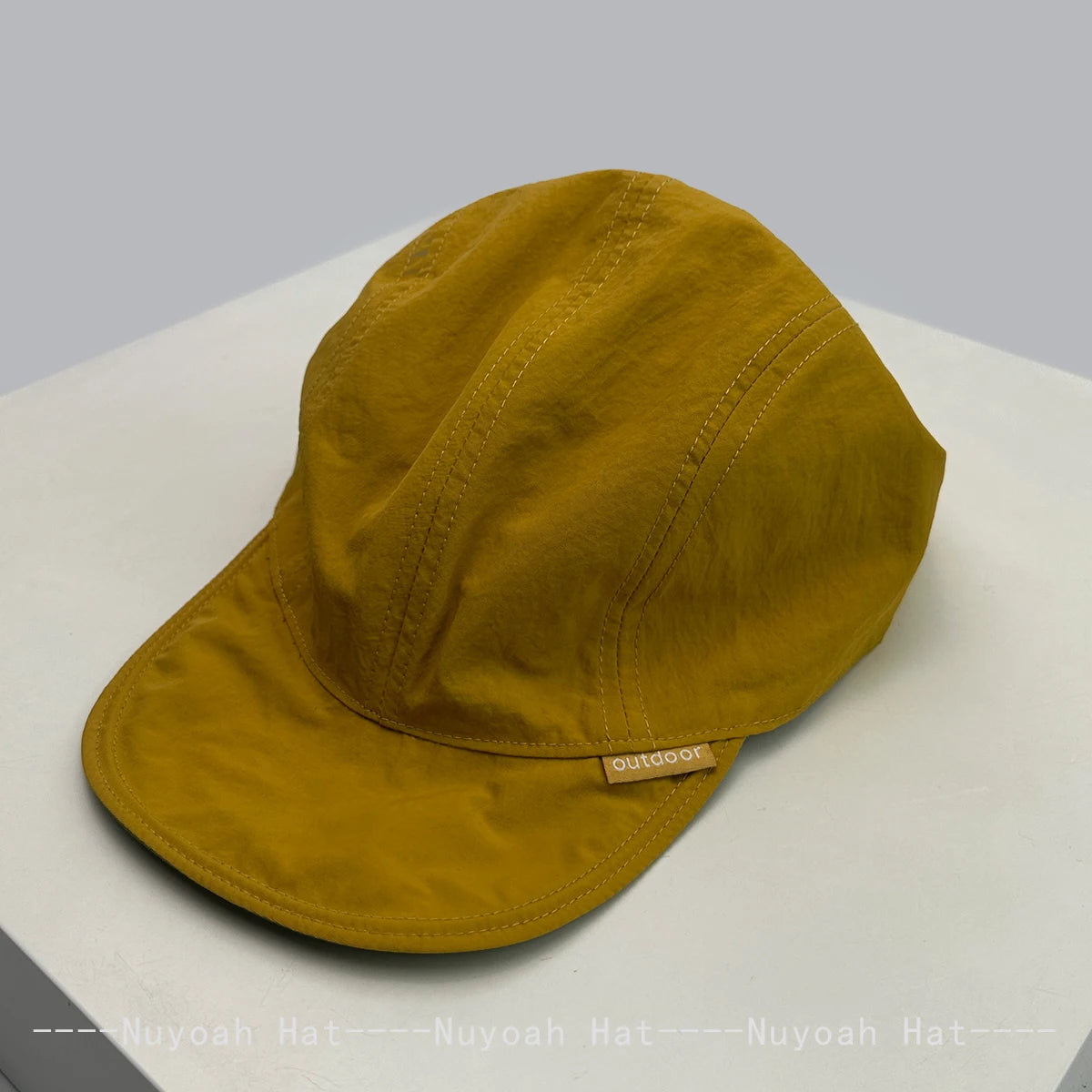New Men Women Quick Drying Korean Letters Baseball Hats Sunshade Color Block Breathable Double-sided Wear Peaked Caps Versatile