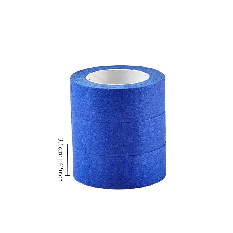 3Rolls 20m/Roll Paint Tape Multi-Surface Masking Easy Removal Paint Tape Security Wall Painting Crafts Art Construction Home