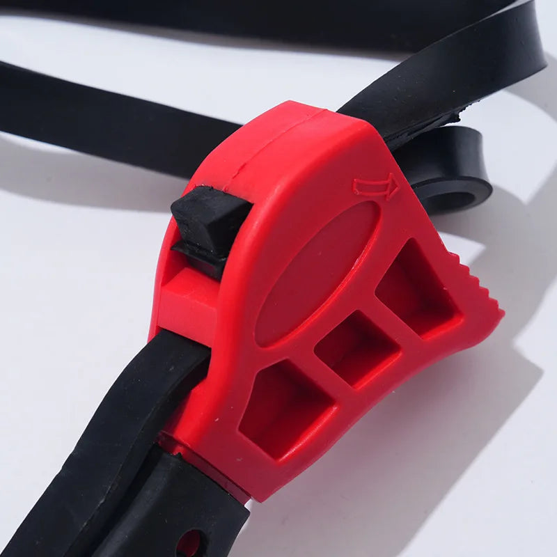 6inch Belt Wrench Oil Filter Puller Strap Spanner Chain Wrench Strap Opener, Adjustable Disassembly Tool