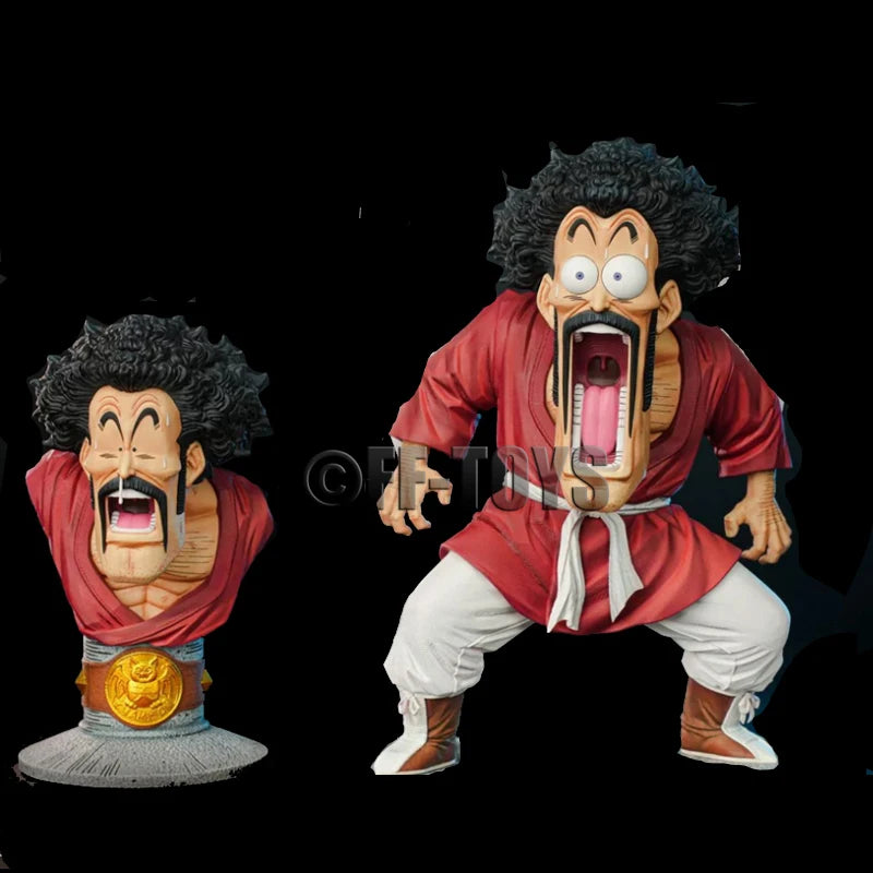 Dragon Ball Z Mister Satan Figure Replace Head Hercule Figurine 18cm Pvc Action Figures Collection Model Toys Gifts
