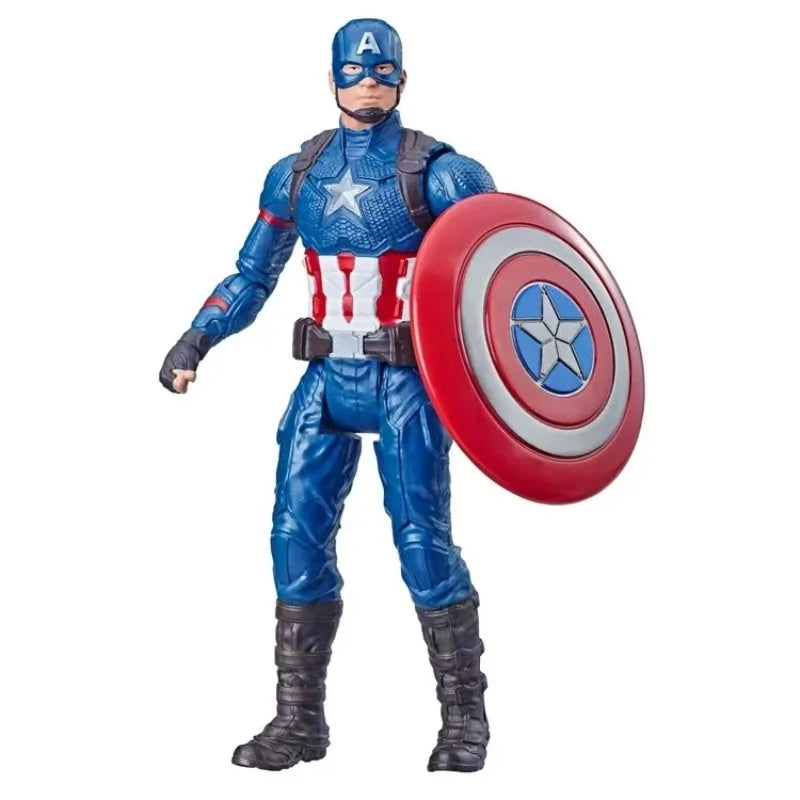 Original Hasbro MARVEL The Avengers Captain America IRON SPIDER Hulk CHITAURI ANT-MAN BLACK PANTHER Anime Figure Toy Collection