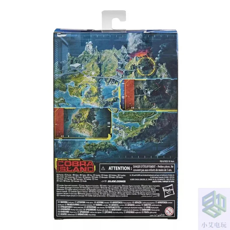 Original Hasbro G.I. Joe Classified Series COBRA ISLAND Roadblock Anime Figure Model Toys Ornaments