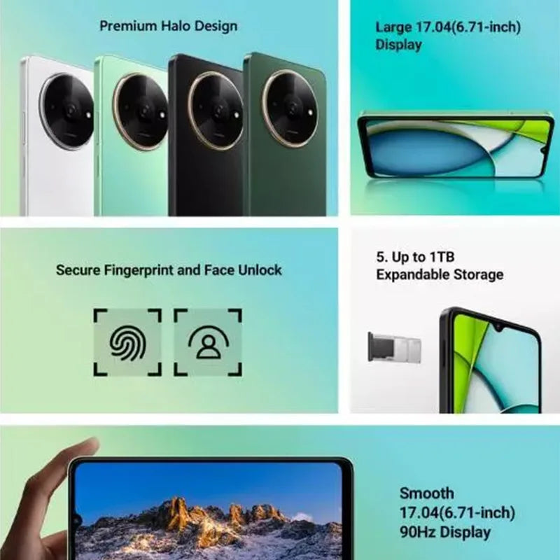 Xiaomi Redmi A3x 4G Smartphone 4G 128GB 6.71'' 90Hz Display 5000mAh Battery