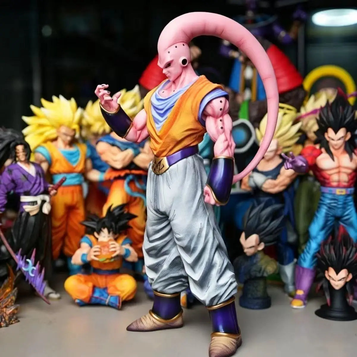 YS Statue Anime Dragon Ball Z Gohan Buu Figure Majin Buu 39cm/15.35inch Action Figures Collection Model Toys Gifts