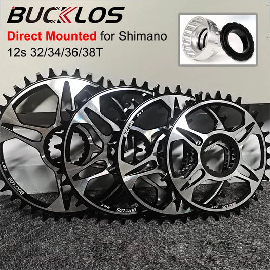 BUCKLOS Bike Chainring 32T/34T/36T/38T for Shimano M6100 M7100 M8100 M9100 Bicycle Direct Mounted Chainwheel Sprocket Mtb Parts