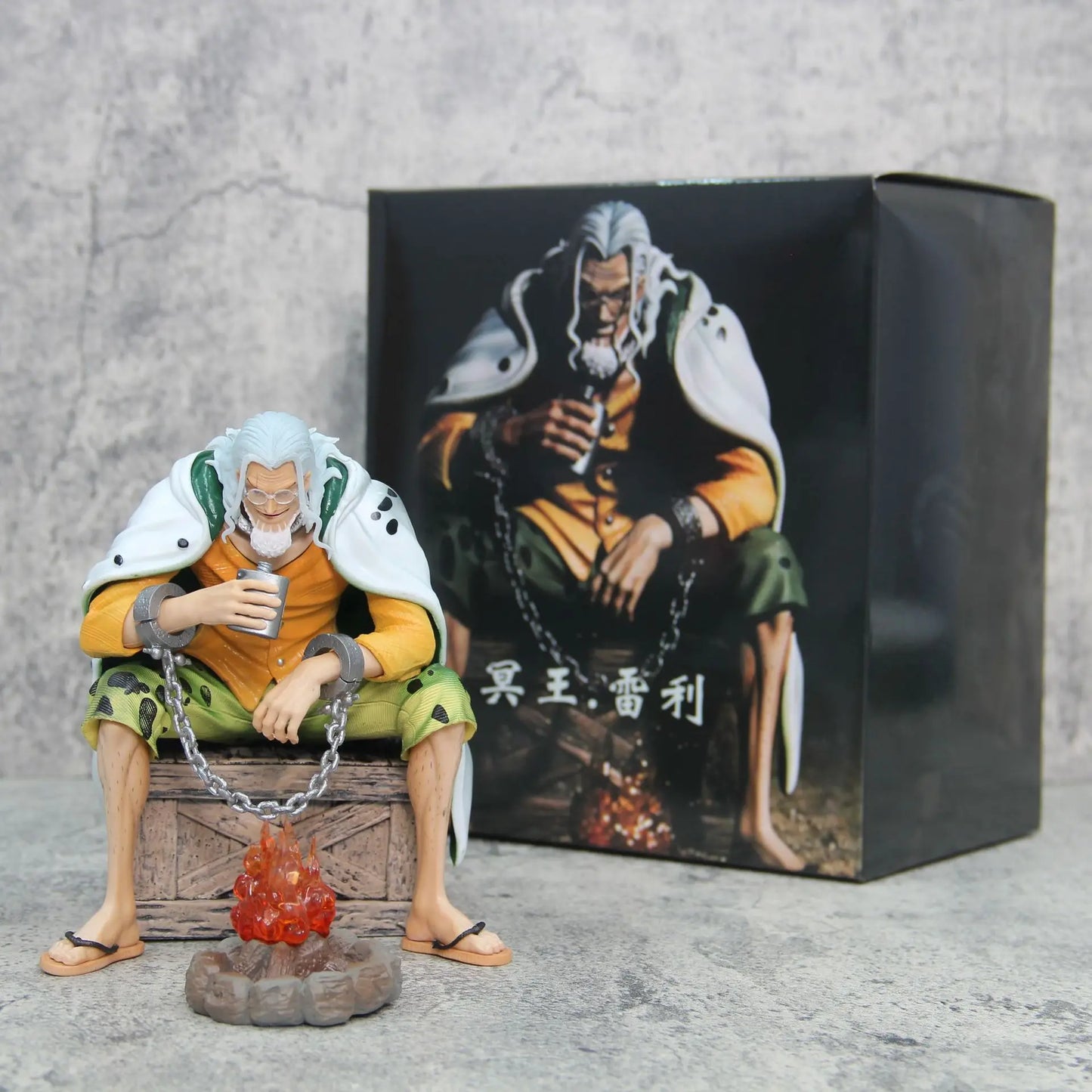 15cm Anime One Piece Silvers Rayleigh Action Figures PVC Model Statue Collection