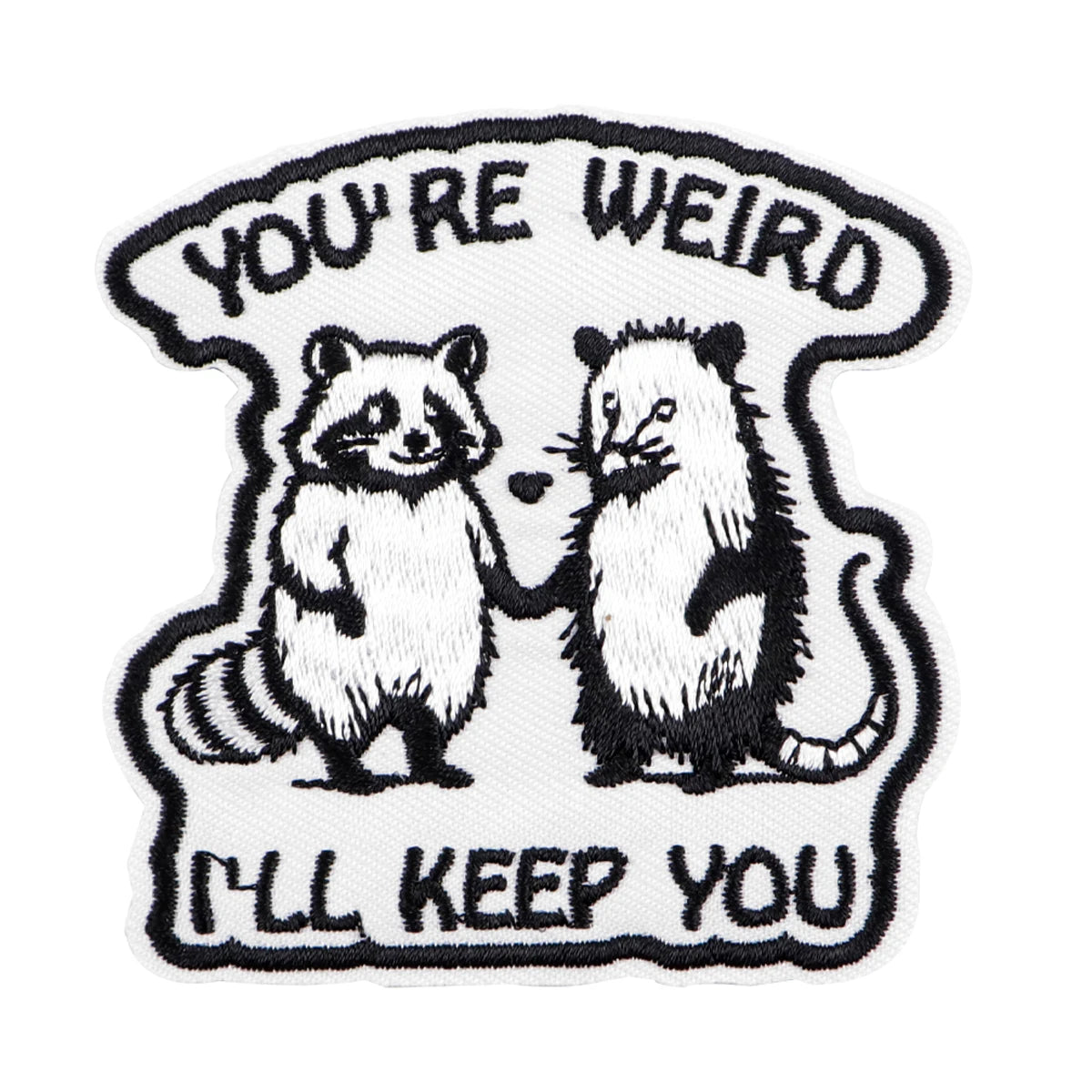 Raccoons & Opossums Iron On Patch Cartoon Patch For Clothing Embroidered Patch Garment Apparel Accessories Sewing Stickers