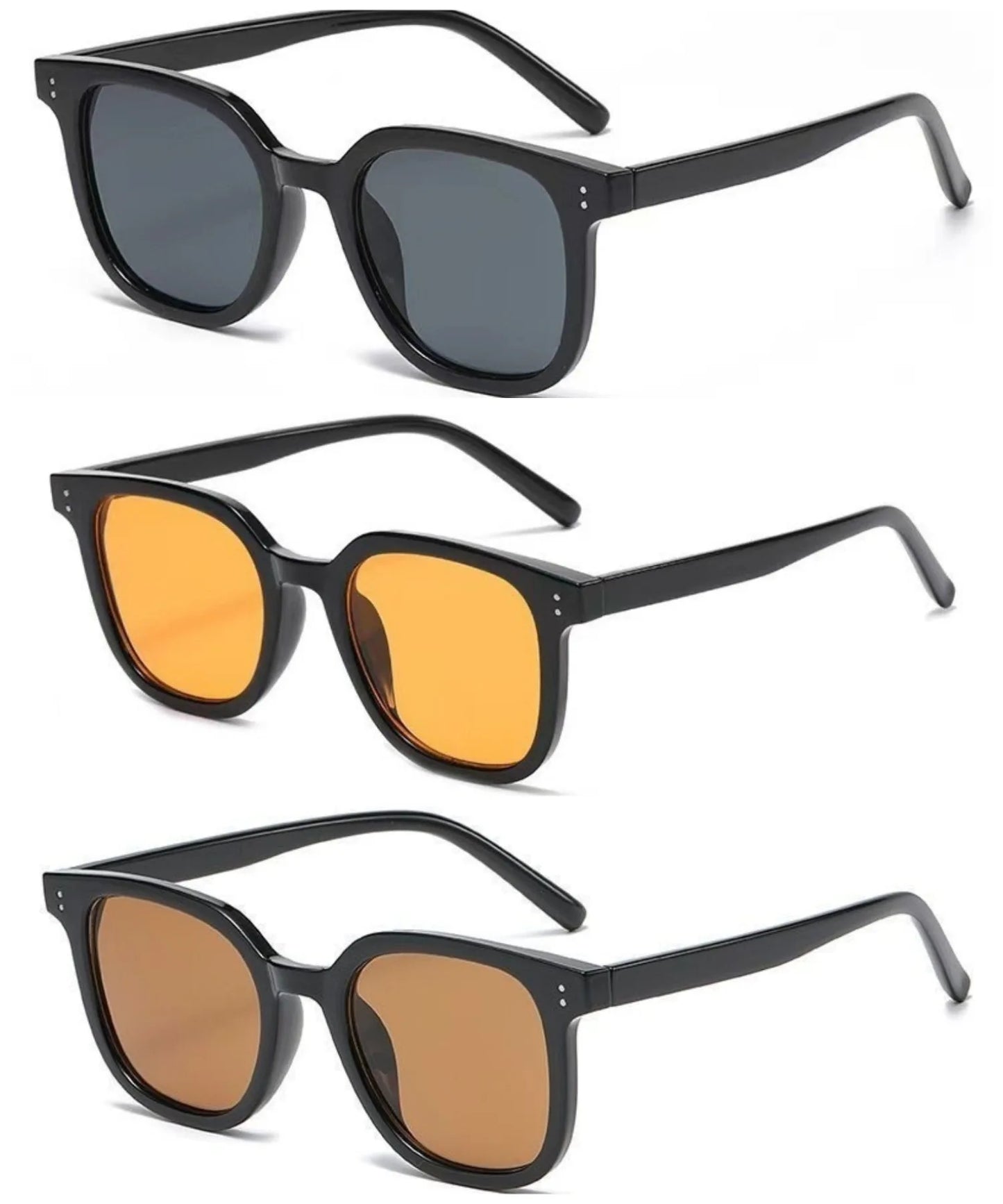 Women Fashion Square Frame Sun Glasses Outdoor Shades Wild Eyewear Unisex Summer Beach Sunglasses