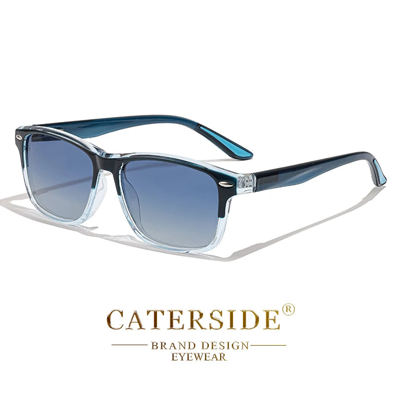 CATERSIDE TR90 Polarized Sunglasses Men Square Ultralight Fashion Sun Glasses Women's Brand Driving Party Sports Glasses Gift