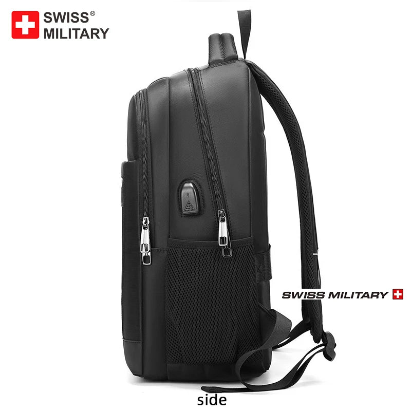 15in Versatile Backpack Repellent Oxford Cloth Computer Bag Student Backpack