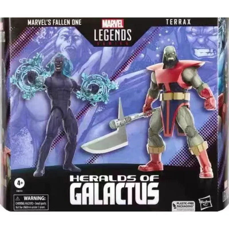 Original Hasbro Marvel Legends Series Heralds of Galactus Terrax&FALLEN ONE Action Toy Figure Model Collection
