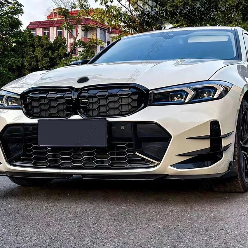 Car Front Bumper side Canards For BMW G20 G21 318i 320i 330i M340i 2022-2023+ LCI M-Sport side Spoiler Splitter Body kit Tuning
