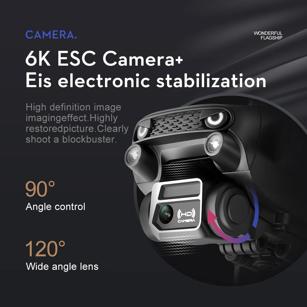 KBDFA S2S Mini Drone 4k 8K HD Camera Obstacle Photography Brushless Motor
