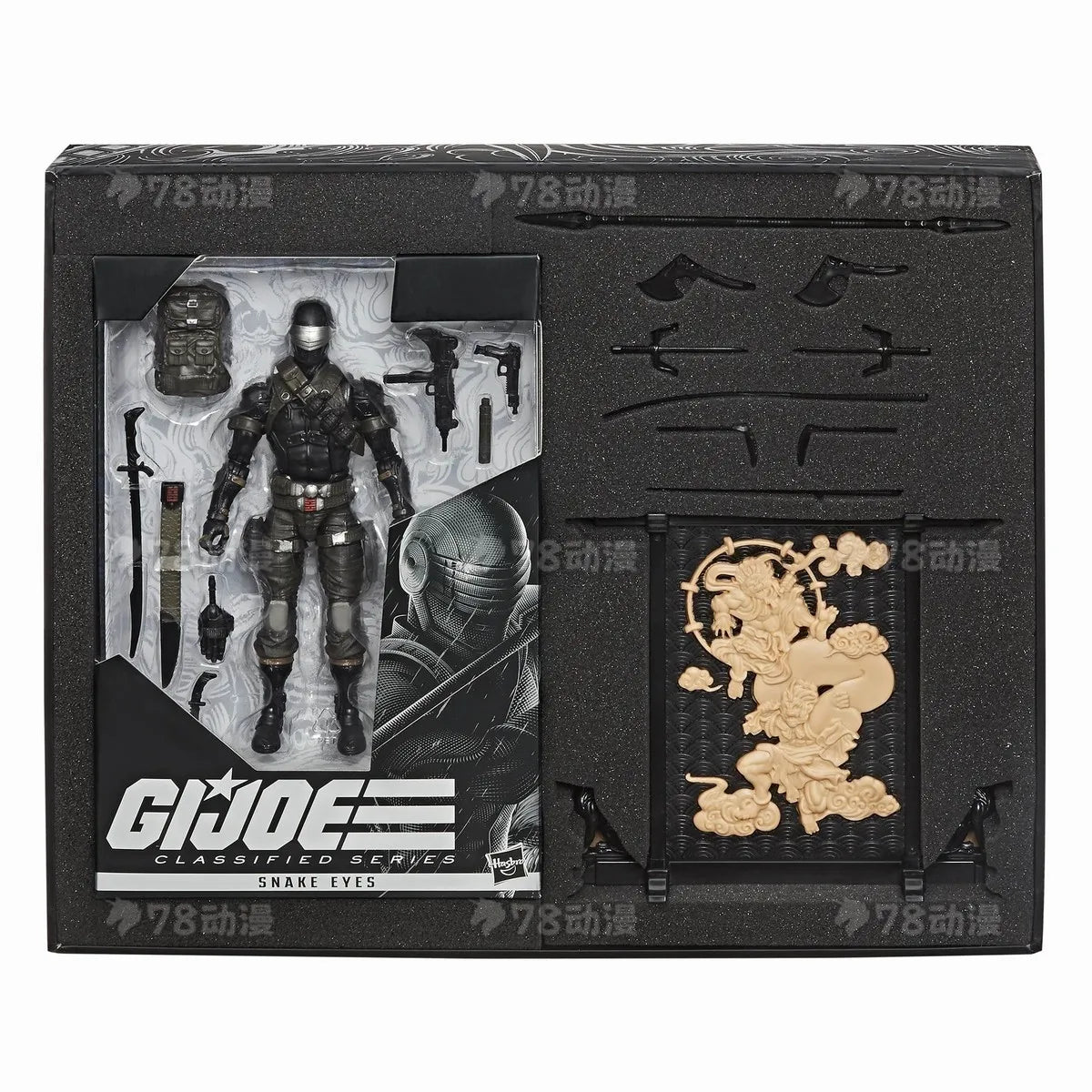 Original Hasbro G.I. Joe Classified Series SNAKE EYES Action Toy Figure Collection