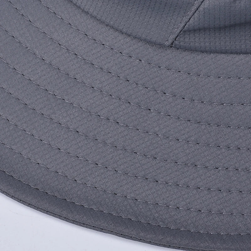 Xinbaoguan 100% polyester 9228 summer men's breathable sun shading large brimmed basin hat sun protection fisherman hat