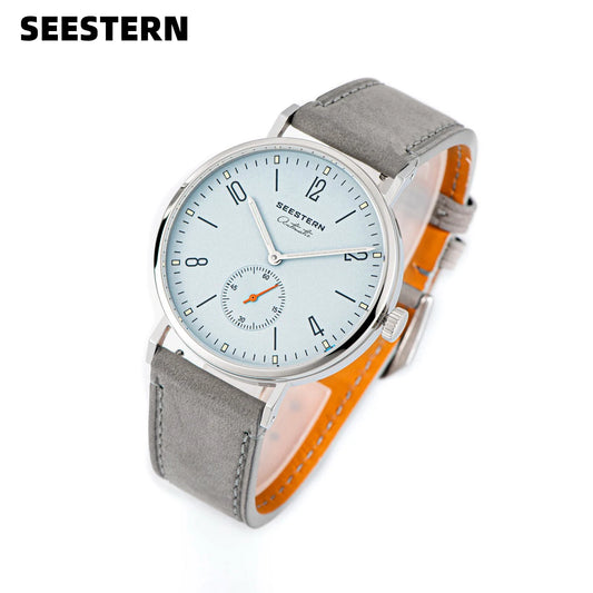 SEESTERN Men's Watch Auto Business Wristwatches ST1701 Movement UltraThin Strap