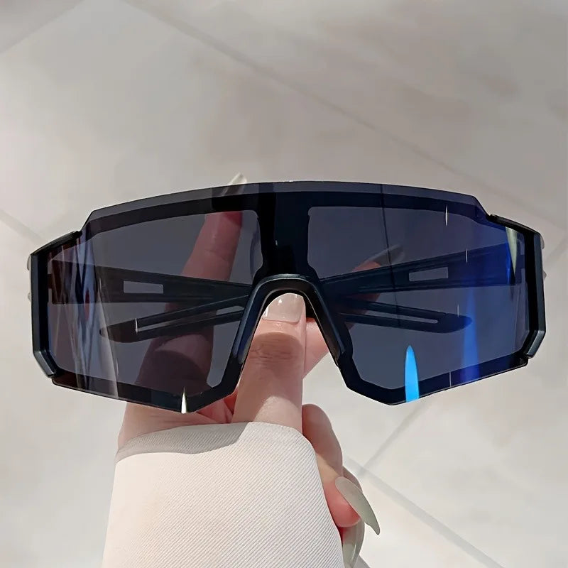 Women's Oversized Fashion Fashion Glasses - Lightweight Plastic Frame, & Anti-Glare for Casual Attire, Trendy Glasses