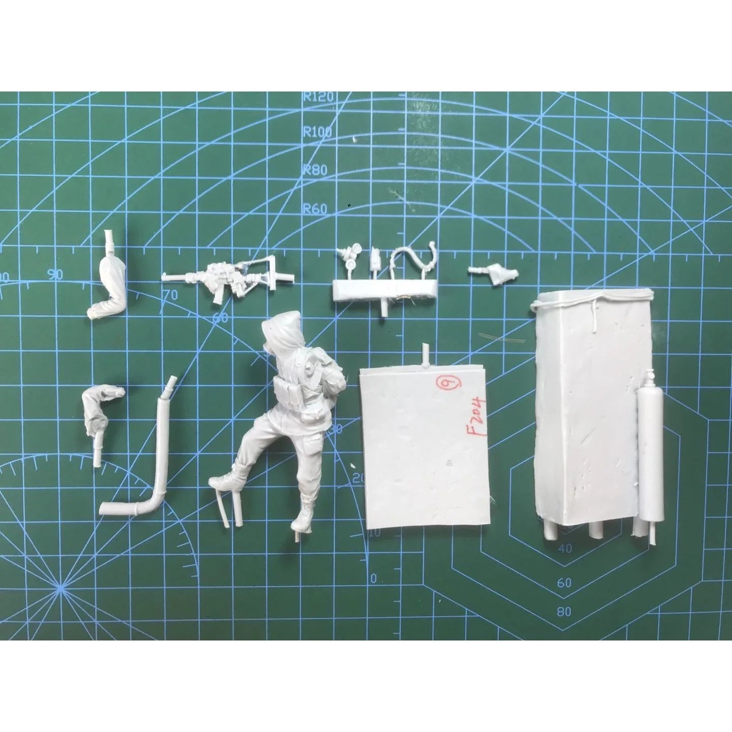 1/35 Resin Model Kits Modern Military Soldier Biochemical Special Forces Figure